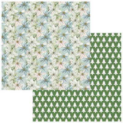49 and Market Designpapier Evergreen Season - December Florals